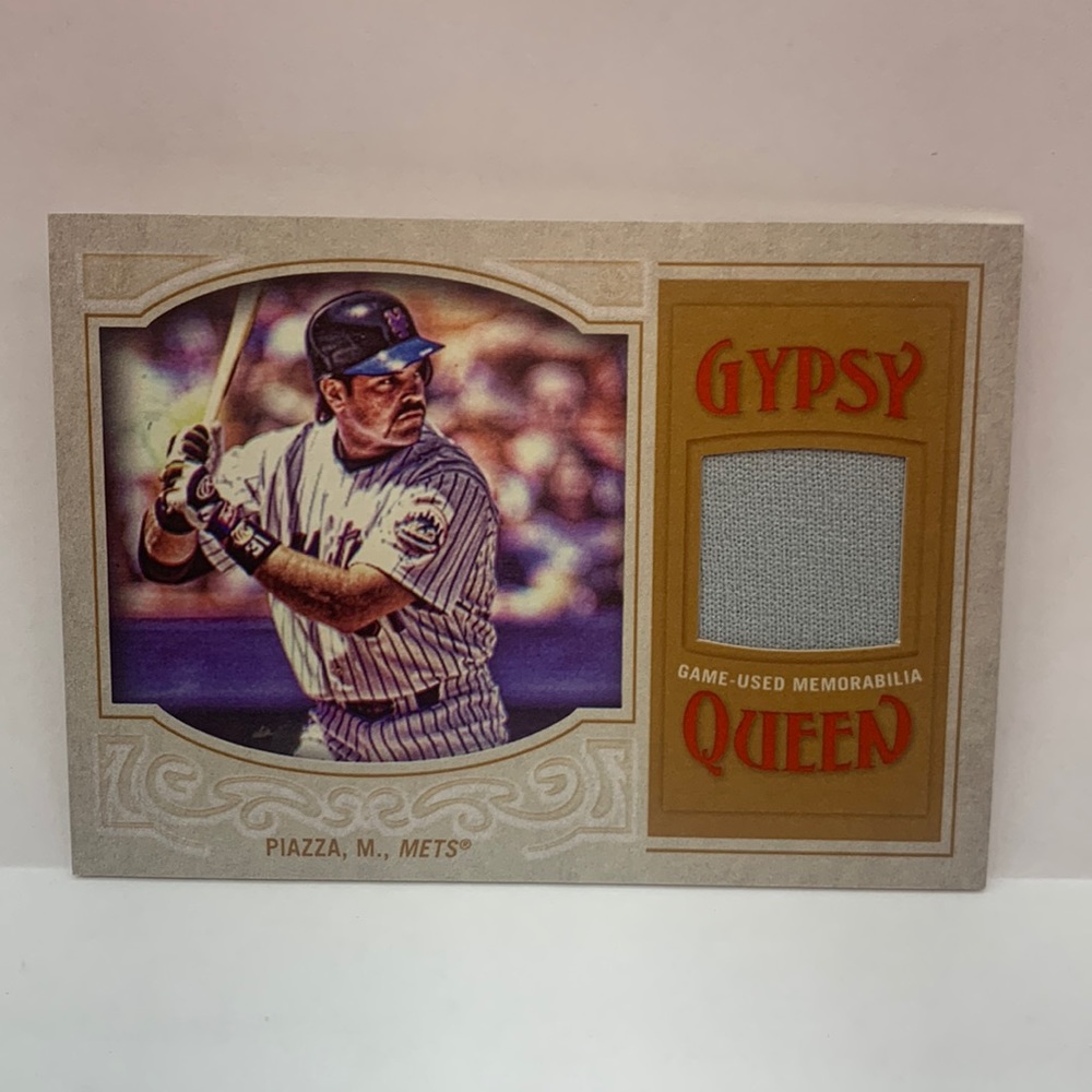 2016 Topps Gypsy Queen Mike Piazza Mets Game Used Patch #GQR-MPI (MISC9)